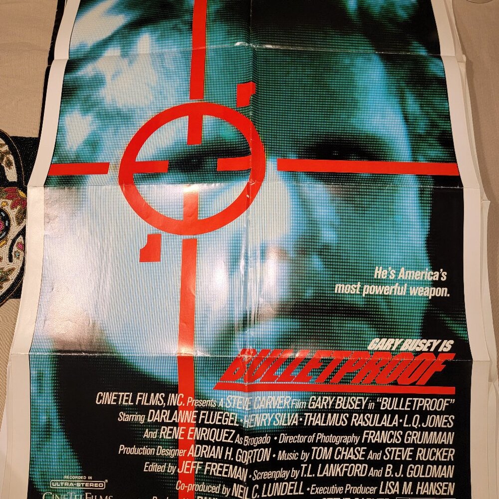 Bulletproof original movie poster. Gary Busey!